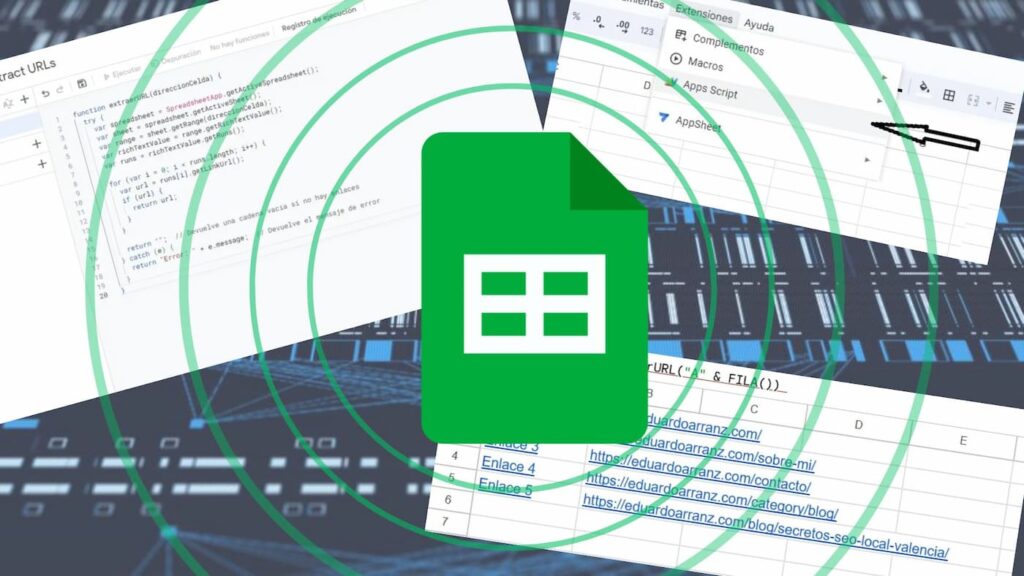 Cómo extraer URLs en Google Sheets automáticamente: guía completa con Script